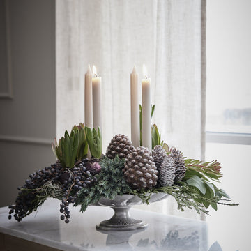 Philine bricka H13 cm. antikt silver