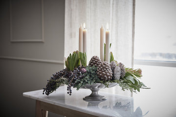 Philine bricka H13 cm. antikt silver