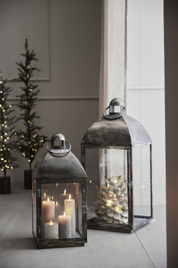 Serafina LED stor kotte H30,5 cm. ljust guld