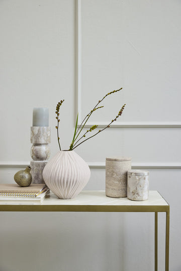 Helene vas H9 Ø8 cm. brun