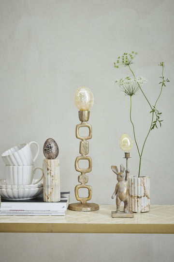 Eliana tandmugg H10,5 cm. sand marmor