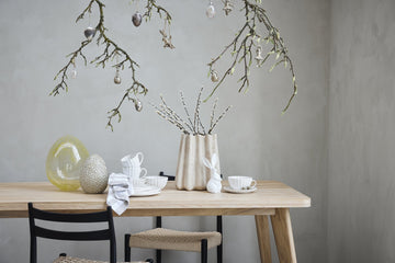 Olivia servetter L40XB40 cm. vit