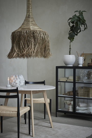 Sannia vas H20,5 cm. vit keramik