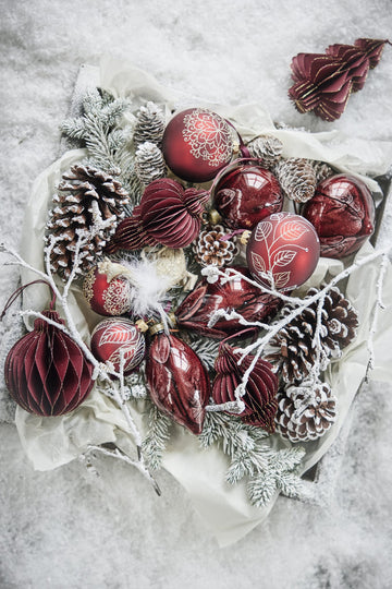 Nosille julkula 8 cm rød