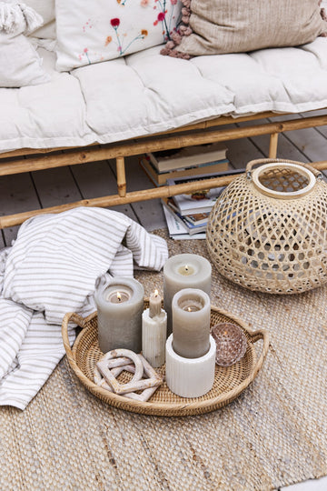 Eliana ljushållare H10 cm. vit marmor