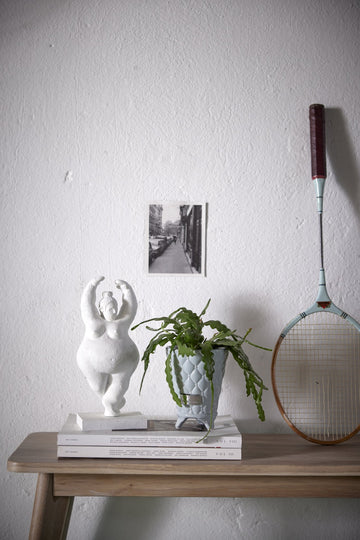 Serafina kvinnogestalt H28 cm. vit