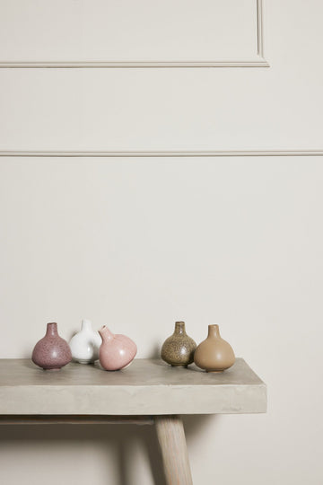 Helene vas H9 Ø8 cm. brun