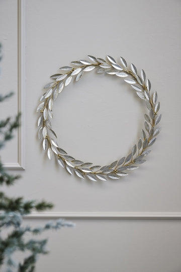 Olivia dekoration H cm. silver