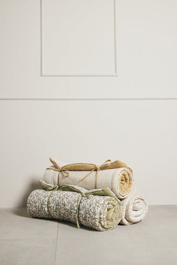 Ivy madrass 60x120 cm. støvet grønn