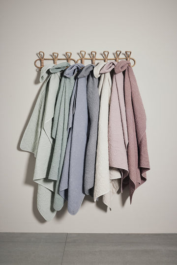 Isabelle pläd 130x170 cm. rosa