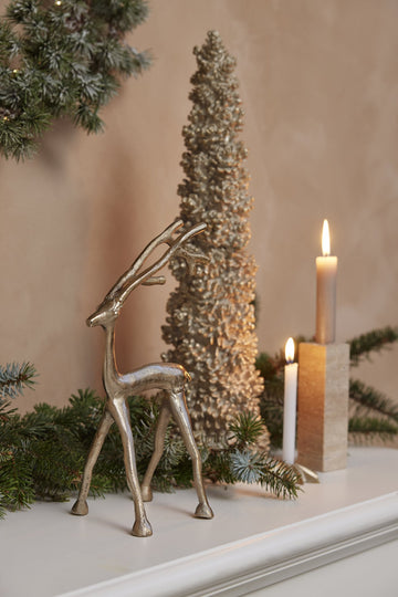 Serafina dekorativa träd 47,8 cm. ljust guld