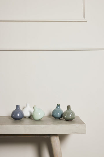 Helene vas H9 Ø8 cm. mørkegrønn