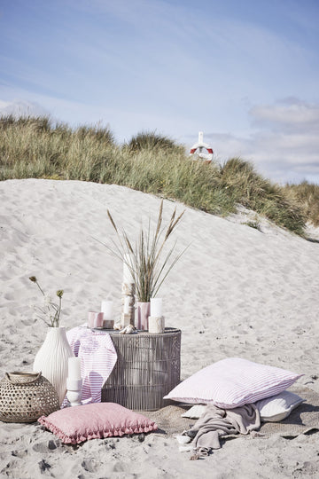 Eliana ljushållare H10 cm. sand marmor