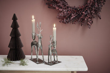 Misella ljushållare H29 cm. antikt silver