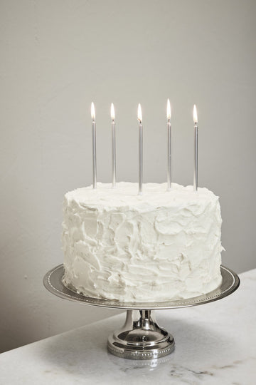 Sigrid kakfat Ø30 cm. silver