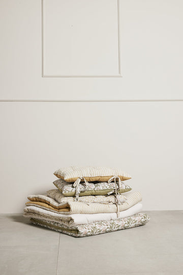 Ivy madrass 60x120 cm. støvet grønn