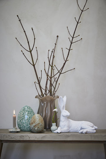 Dehaya påskdekoration H12 cm. dammigt grönt keramik