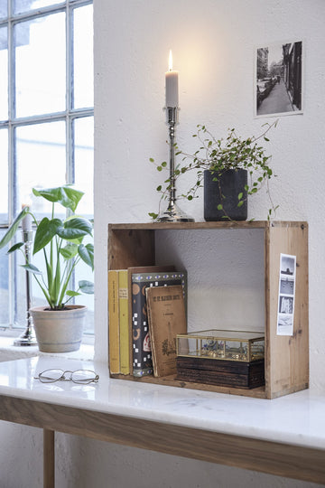 Laura förvaringsask L17,5XH4,5XB13 cm. guld