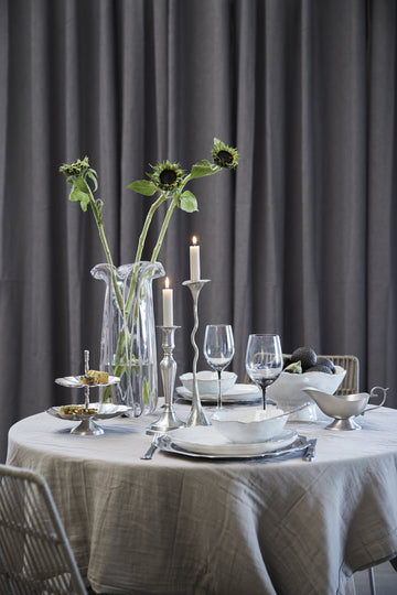 Philine serveringsfat H23 cm. antikt silver