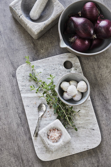 Elina saltkar 7x7 cm. mørk sand