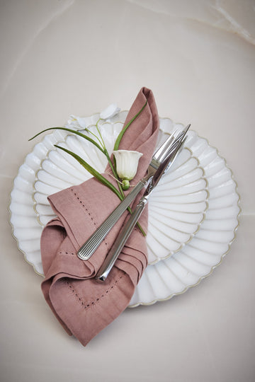 Angela servetter H cm. rosa
