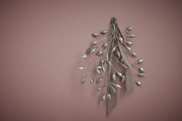 Misella dekoration H30 cm. antikt silver