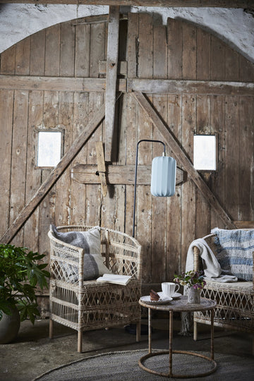 Ana putetrekk LXB50 cm. grå 100% lin