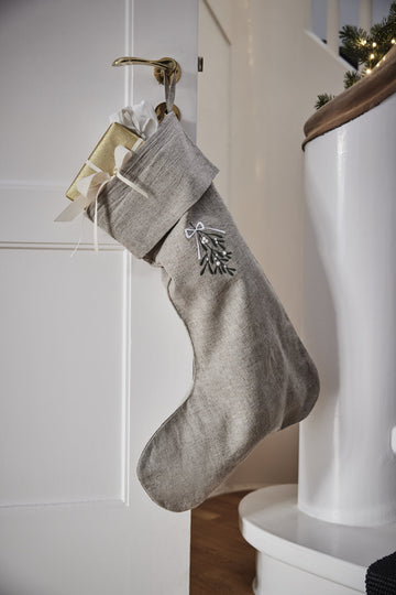 Missine julesokk H51 cm. sand