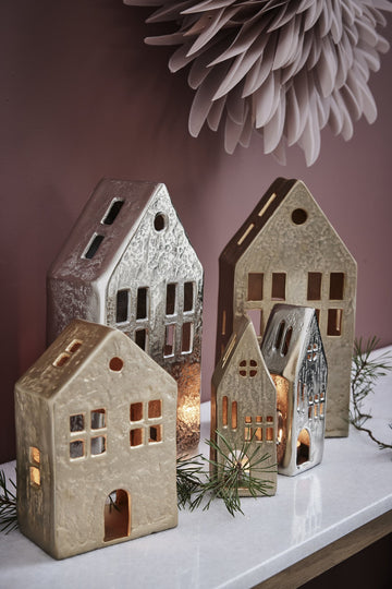 Marlinne dekoration H18,5 cm. ljust guld