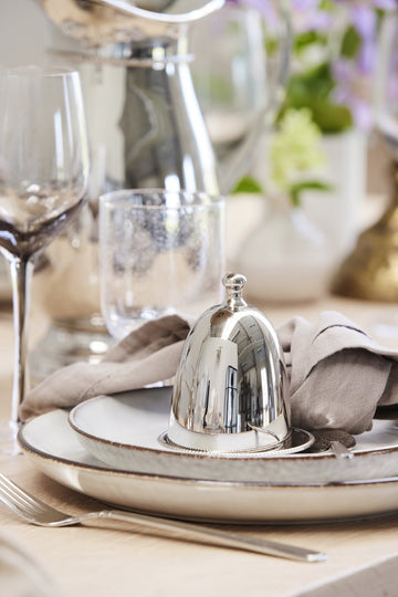 Sigrid äggkopp H10 Ø8 cm. silver