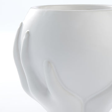 Haniya kruka H16,5 Ø cm. vit