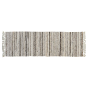 Strina golvmatta L240XB75 cm. benvit