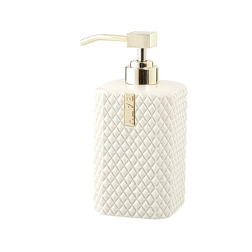 Marion dispenser H17,5 Ø7,5 cm. brun sand
