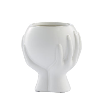 Haniya kruka H13,5 Ø cm. vit