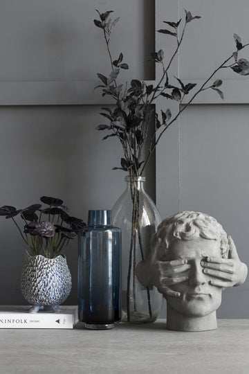 Hedria vas H30 cm. glas