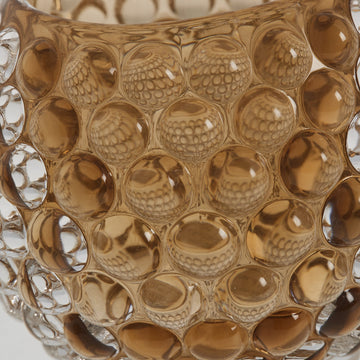 Doria votive H7.5 cm. golden brown