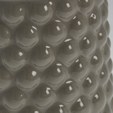 Dotsie kruka H16 Ø18 cm. grå