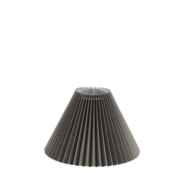 Pleatia lampskärm H21 Ø30 cm. grå