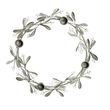 Missia adventsljusstake Ø33 cm. silver