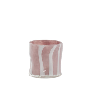 Marelle vas H10 cm. glas