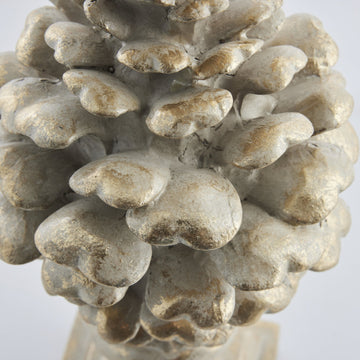 Gracie dekoration L16,5XB16,5XH40,2 cm. antikt guld