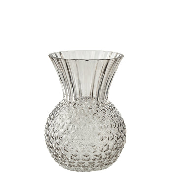 Utforska våra glasvaser i klarglas, vitt och sandtoner. Mjuka former, eleganta linjer och vacker glans till ditt hem.