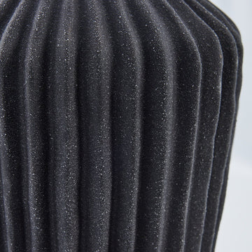 Susia vas H16,5 cm. mørkegrå keramik