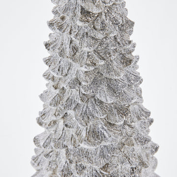 Semise dekorativa träd 33 cm. silver