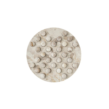 Ellia solitaire Ø25 cm. sand marmor