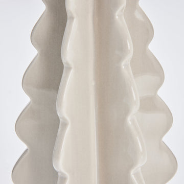 Molinne dekorativa träd 26 cm. beige