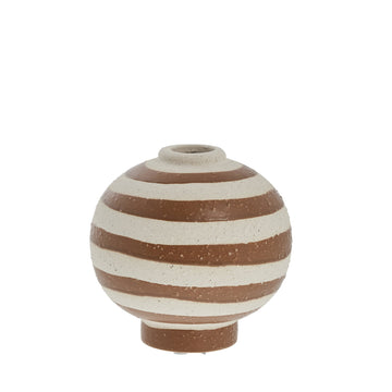 Aniella vas H13,5 cm. brun keramik
