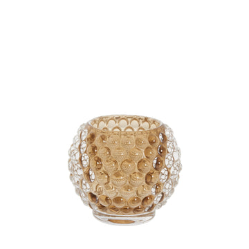 Doria votive H7.5 cm. golden brown