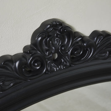 Halene spegel H108XLXB91 cm. svart