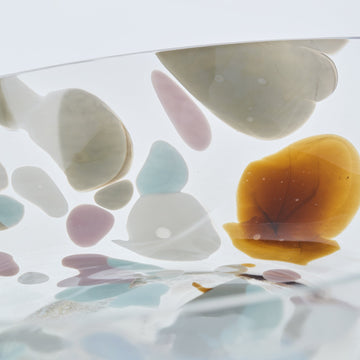 Avine dekorationsskål H8 Ø30 cm. sand